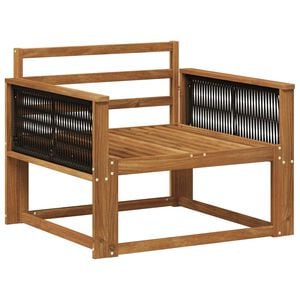 vidaXL Udend&oslash;rs Mellem Sofa Massivt Akacietr&aelig; Naturfarvet