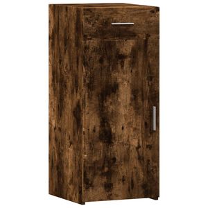vidaXL skab 40x42,5x93 cm konstrueret tr&aelig; r&oslash;get egetr&aelig;sfarve