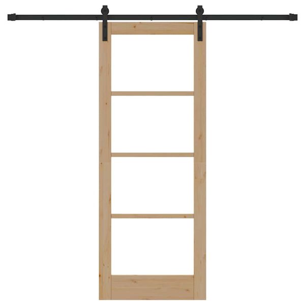 vidaXL Skyded&oslash;r ORKDAL Naturfarvet 78 x 202 cm