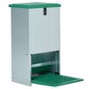 vidaXL automatisk foderautomat til fjerkr&aelig; 20 kg med tr&aelig;deplade