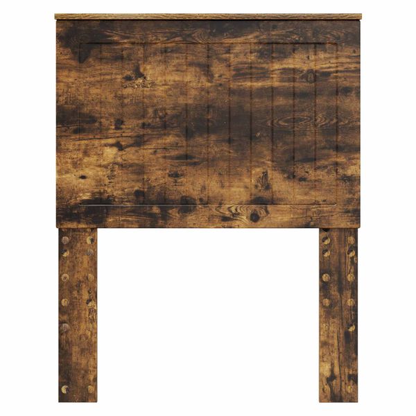 vidaXL Hovedg&aelig;rde med hovedg&aelig;rde R&oslash;get eg 75 cm Konstrueret tr&aelig;