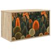 vidaXL V&aelig;gh&aelig;ngt TV Skab ZAANDAM 69 x 33 x 40 cm Sonoma-eg