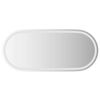 vidaXL LED-badev&aelig;relsesspejl 100x45 cm oval