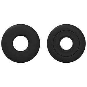 vidaXL Fodboldbord Lejer til 5 x 5 x 2.8 cm Stang 10 pcs Sort Plastik