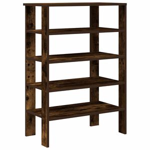vidaXL skostativ 61x32x87,5 cm konstrueret tr&aelig; r&oslash;get egetr&aelig;sfarve