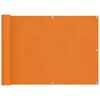 vidaXL Altan Sk&aelig;rm Orange 75 x 200 cm PU belagt oxford alu
