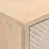 vidaXL kommode 55x30x76 cm massivt mangotr&aelig; og jern