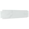 vidaXL Pl&aelig;nekanter 10 stk. 100 x 25 x 0,07 cm Galvaniseret st&aring;l S&oslash;lv