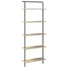vidaXL Bogreol 5 niveauer 60 x 24 x 168 cm Konstrueret tr&aelig; Sonoma eg