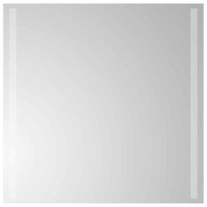 vidaXL badeværelsesspejl med LED-lys 60x60 cm