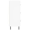 vidaXL skænk 34,5x34x90 cm konstrueret træ hvid