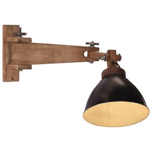 vidaXL v&aelig;glamper 150 cm 25 W E27 sort