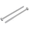vidaXL Skrue 2 pcs S&oslash;lv M6 x 120 mm St&aring;l
