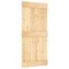 vidaXL Skyded&oslash;r NARVIK Naturfarvet og sort 95 x 210 cm (213,5 cm)