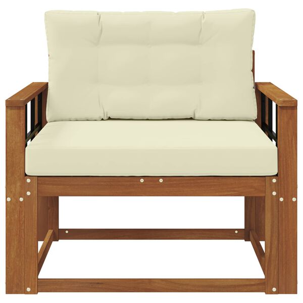 vidaXL Udend&oslash;rs Mellem Sofa Massivt Akacietr&aelig; Naturfarvet