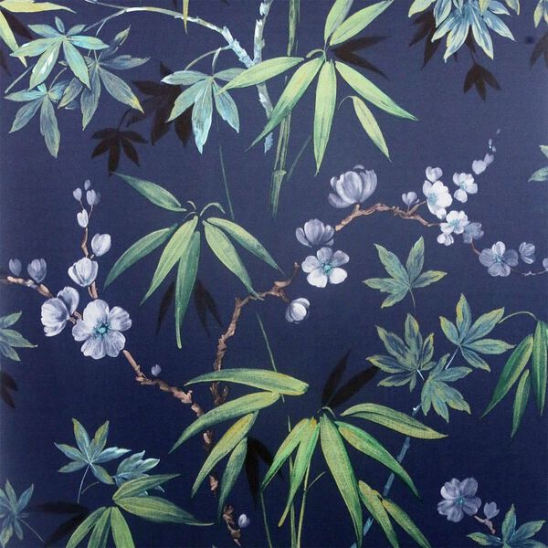DUTCH WALLCOVERINGS tapet Jasmine Garden bl&aring;