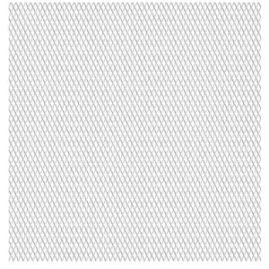 vidaXL tr&aring;dnetspanel rustfrit st&aring;l 100 x 85 cm 20 x10 x 2 mm
