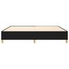 vidaXL Boxspring sengeramme 140x200 cm stof sort