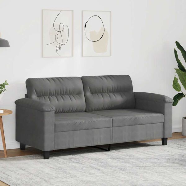 vidaXL 2-personers sofa 140 cm stof mikrofiberstof