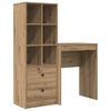 vidaXL Bord Artisan Egetr&aelig; 105,5 x 34 x 127 cm 2 stk.