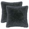 vidaXL Pude med pude HEERLEN 2 stk. Antracit PV Fleece