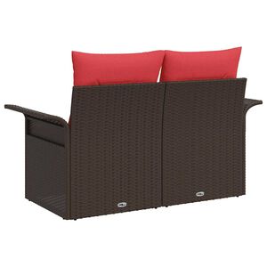 vidaXL Havem&oslash;belsofa 2-Antal s&aelig;der polyrattan