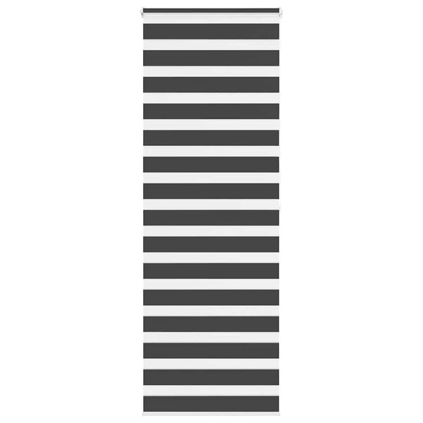 vidaXL zebragardin sort 70x200 cm stofbredde 65,9 cm polyester