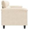 vidaXL 2-personers sofa 140 cm mikrofiberstof beige