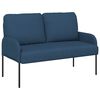 vidaXL Sofas&aelig;t med pude 3 pcs Bl&aring; 115 x 56 x 80 cm Krydsfin&eacute;r
