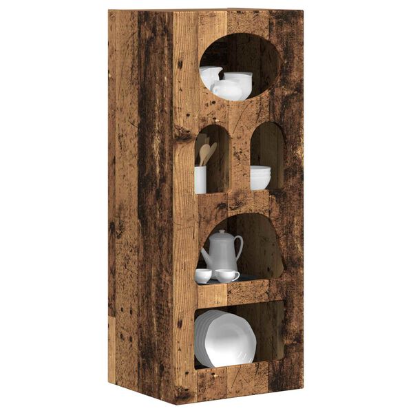 vidaXL Sideboard Gammelt tr&aelig; 40 x 35 x 100,5 cm Konstrueret tr&aelig;