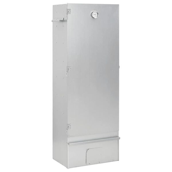 vidaXL rygeovn med generator til koldrøgning galvaniseret stål