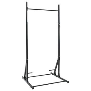 vidaXL Pull-Up Bar Station Sort 100,5 x 102 x 234,5 cm