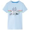T-shirt til b&oslash;rn str. 128 lysebl&aring;