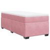 vidaXL kontinentalseng med madras 90x190 cm fl&oslash;jl pink