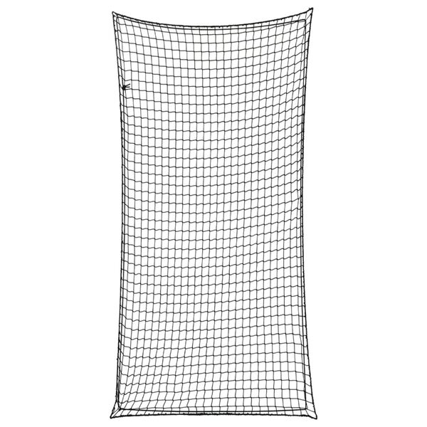 vidaXL trailernet med elastiksnor 7x3,5 m PP sort