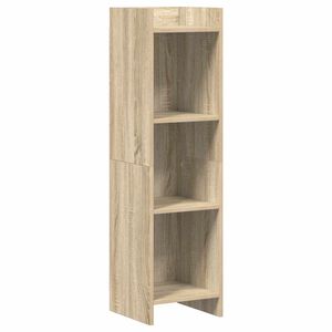vidaXL Bogreol Sonoma-eg 30 x 30 x 111 cm Konstrueret tr&aelig;