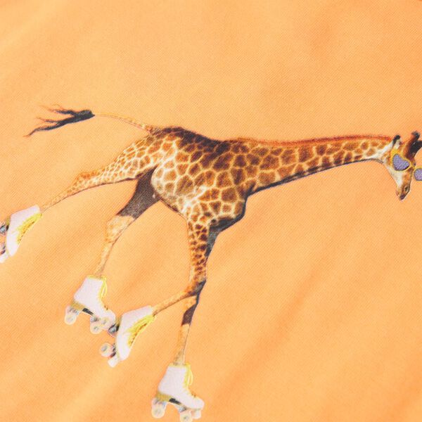 T-shirt til b&oslash;rn str. 140 lys orange