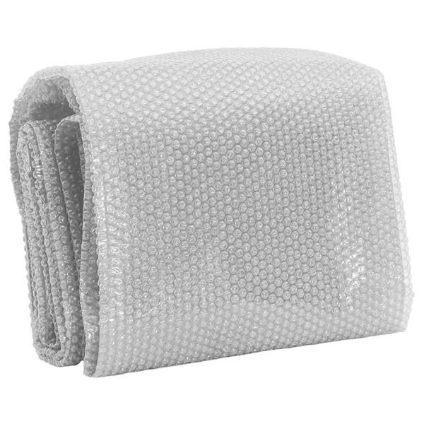 vidaXL flydende solopvarmet poolovertr&aelig;k 549x274 cm PE gr&aring;