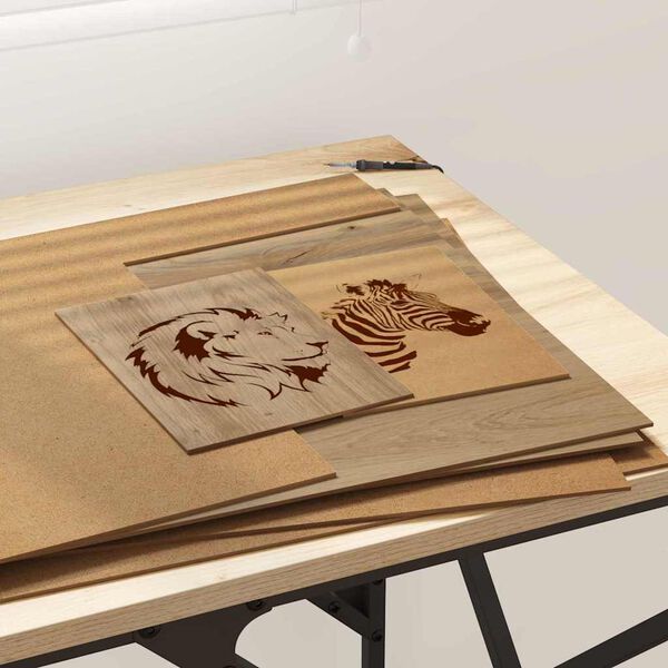 vidaXL Dekor Panels 12 pcs artisan eg 40 x 60 x 0.3 cm Konstrueret træ