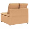 vidaXL modulopbygget sofacentermodul med hynder 100 cm beige