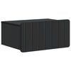 vidaXL V&aelig;gh&aelig;ngt Natbord Sort 49 x 34,5 x 24 cm Konstrueret tr&aelig;