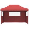 vidaXL Party Tent Bordeaux 279 x 410 x 315 cm Oxford stof