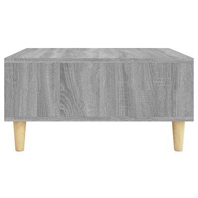 vidaXL sofabord 60x60x30 cm konstrueret træ grå sonoma-eg