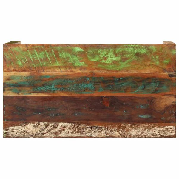 vidaXL sofabord 110x55x40 cm Massivt genvundet træ