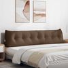 vidaXL Rygpude Brun 200 x 24 x 50 cm Stof