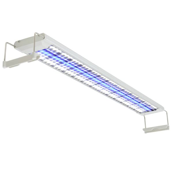 vidaXL LED-akvarielampe 80-90 cm IP67 aluminium