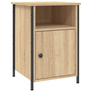 vidaXL sengebord 40x42x60 cm konstrueret tr&aelig; sonoma-eg