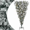 vidaXL Omvendt Kunstig H&aelig;ngende Juletr&aelig; 150 cm 150 LED'er Varm hvid