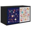 vidaXL V&aelig;gh&aelig;ngt TV Skab MAINZ 69 x 33 x 40 cm Sort eg Konstrueret tr&aelig;