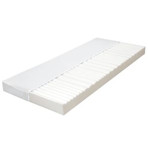 vidaXL madras 100x200 cm 7 zoner PU-skum 10 cm H2 H3